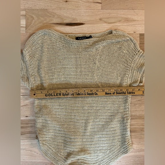 Black label Ralph Lauren crochet top size large - Picture 3 of 7